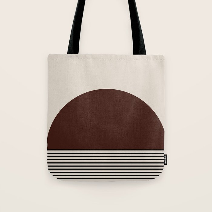 Sunrise Sunset III - Deep Red Tote Bag Gallery Image 1