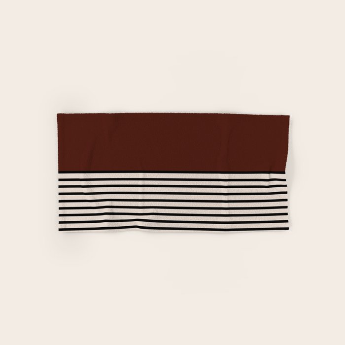 Sunrise Sunset III - Deep Red Towels Gallery Image 1