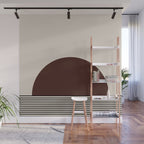 Sunrise Sunset III - Deep Red Wall Mural Gallery Image 1