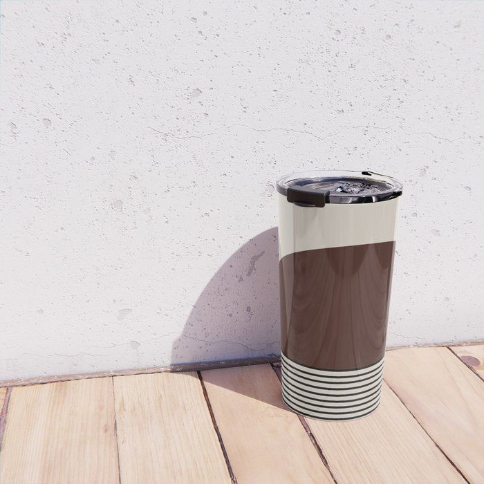 Sunrise Sunset III - Deep Red Travel Mug Gallery Image 4