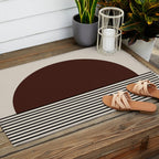 Sunrise Sunset III - Deep Red Outdoor Rug Gallery Image 2