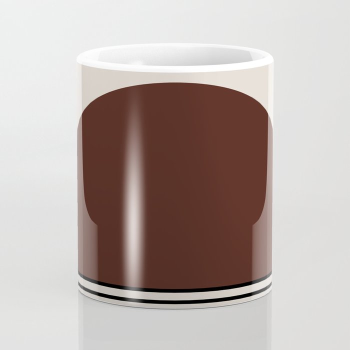 Sunrise Sunset III - Deep Red Coffee Mug Gallery Image 4
