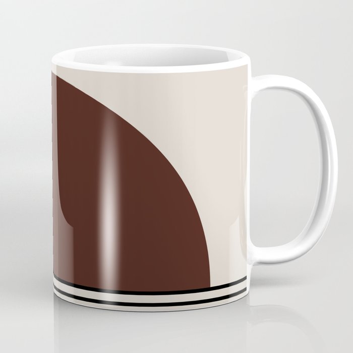 Sunrise Sunset III - Deep Red Coffee Mug Gallery Image 1