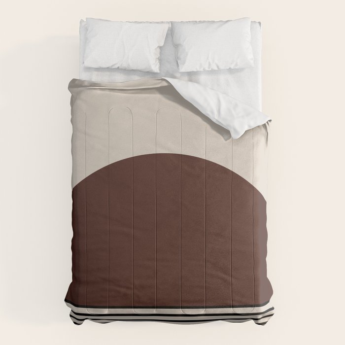 Sunrise Sunset III - Deep Red Comforter Gallery Image 6