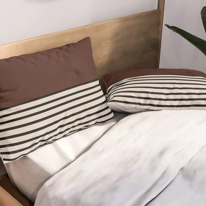 Sunrise Sunset III - Deep Red Pillow Sham Gallery Image 2