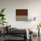 Sunrise Sunset III - Deep Red Wood Wall Art Gallery Image 2
