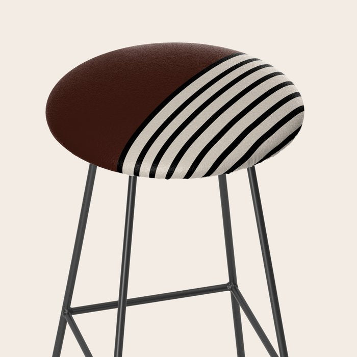 Sunrise Sunset III - Deep Red Stool Gallery Image 2