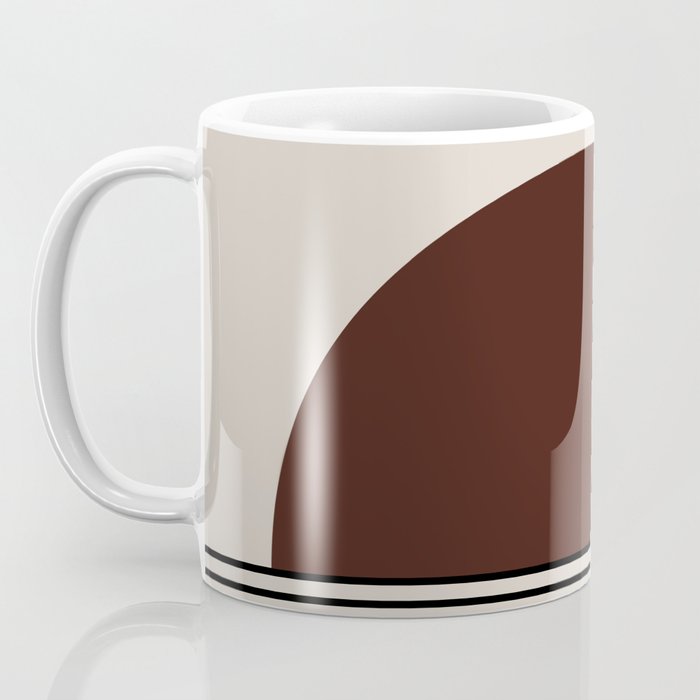 Sunrise Sunset III - Deep Red Coffee Mug Gallery Image 3