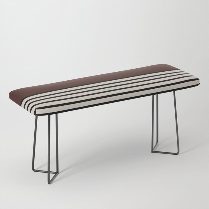 Sunrise Sunset III - Deep Red Bench Gallery Image 1