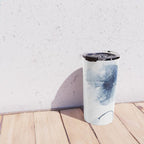 Blue Watercolor Poppies #2 Travel Mug Gallery Image 4