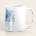 Blue Watercolor Poppies #2 Coffee Mug Gallery Image 1