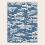 just sharks cobalt denim Poster Gallery Image 4