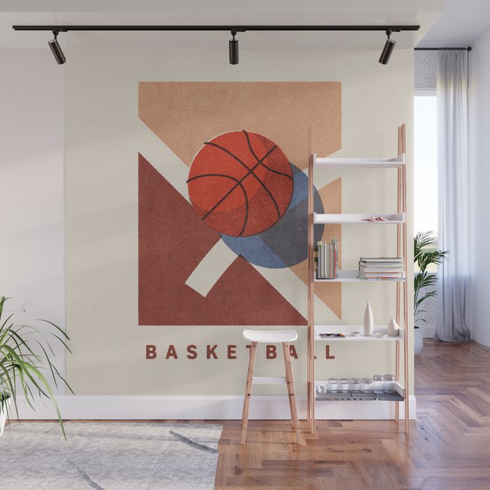 BALLS - Basketball - Summer Games Wall Mural Gallery Image 1