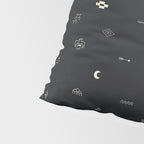 Southwestern Symbolic Pattern in Black & Cream Pillow Sham Gallery Image 4