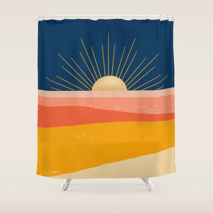 Here comes the Sun Shower Curtain Gallery Image 1