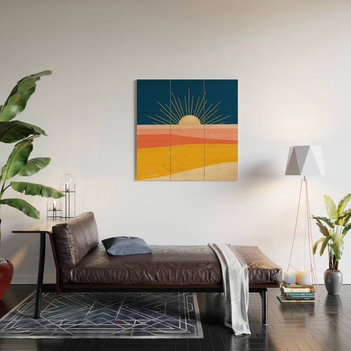 Here comes the Sun Wood Wall Art Gallery Image 2