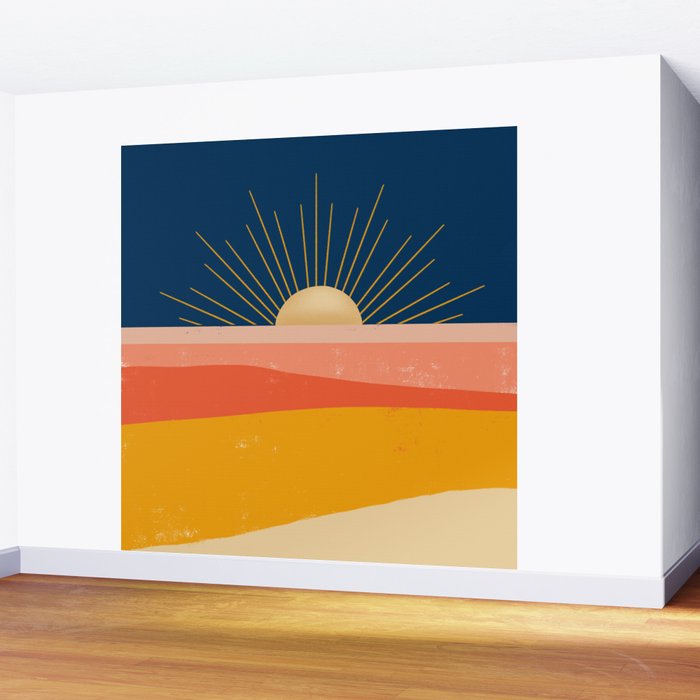 Here comes the Sun Wall Mural Gallery Image 2