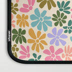 Retro Daisies - Rainbow Fun Laptop Sleeve Gallery Image 3