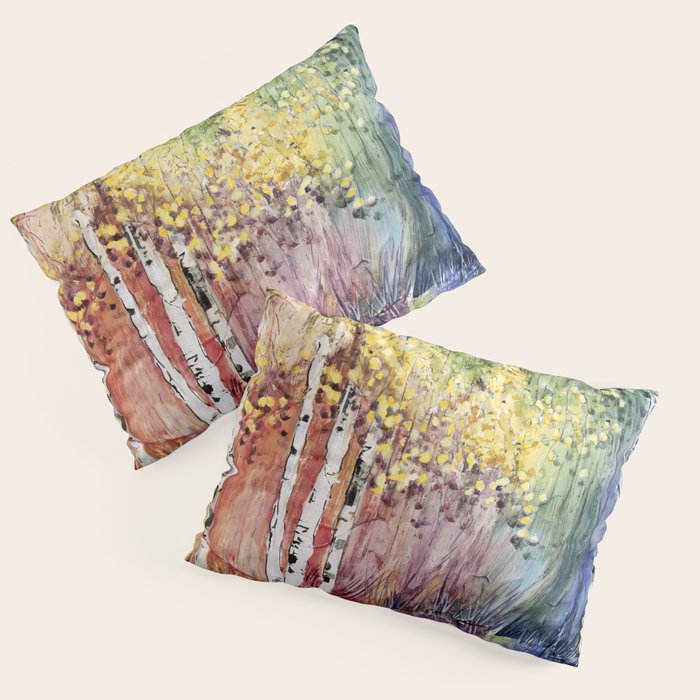 4 Season watercolor collection - summer Pillow Sham Gallery Image 3
