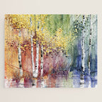 4 Season watercolor collection - summer Jigsaw Puzzle Gallery Image 1