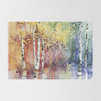 4 Season watercolor collection - summer Rug Gallery Image 2