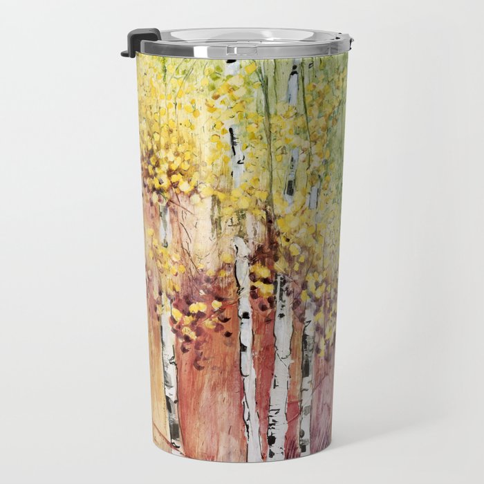 4 Season watercolor collection - summer Travel Mug Gallery Image 3