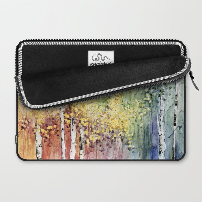 4 Season watercolor collection - summer Laptop Sleeve Gallery Image 2