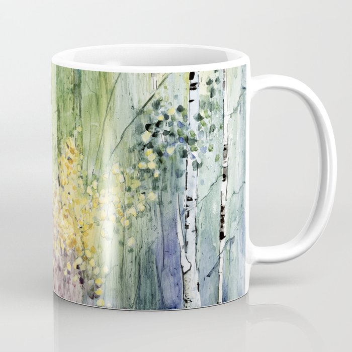 4 Season watercolor collection - summer Coffee Mug Gallery Image 1