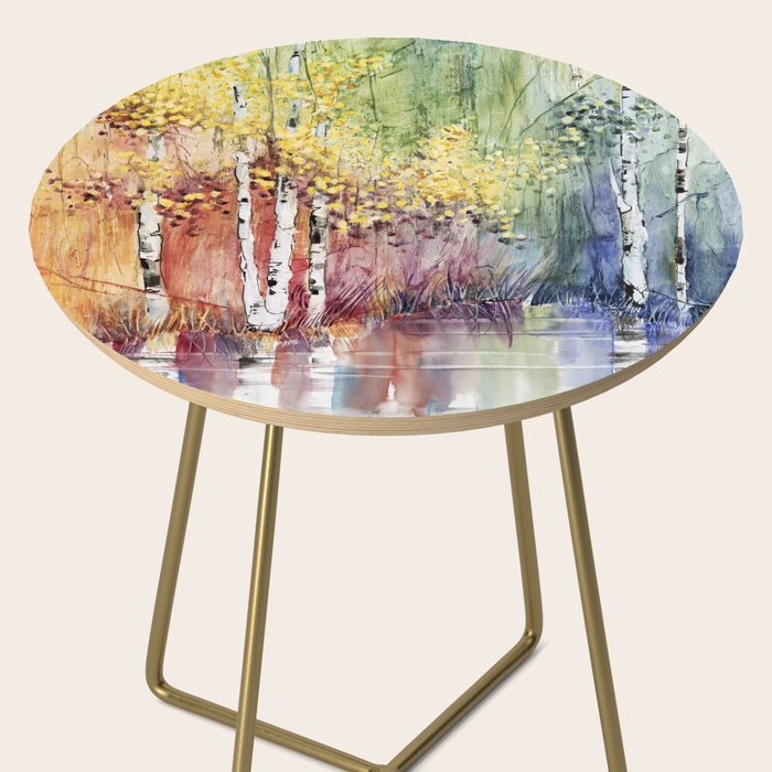 4 Season watercolor collection - summer Side Table Gallery Image 2