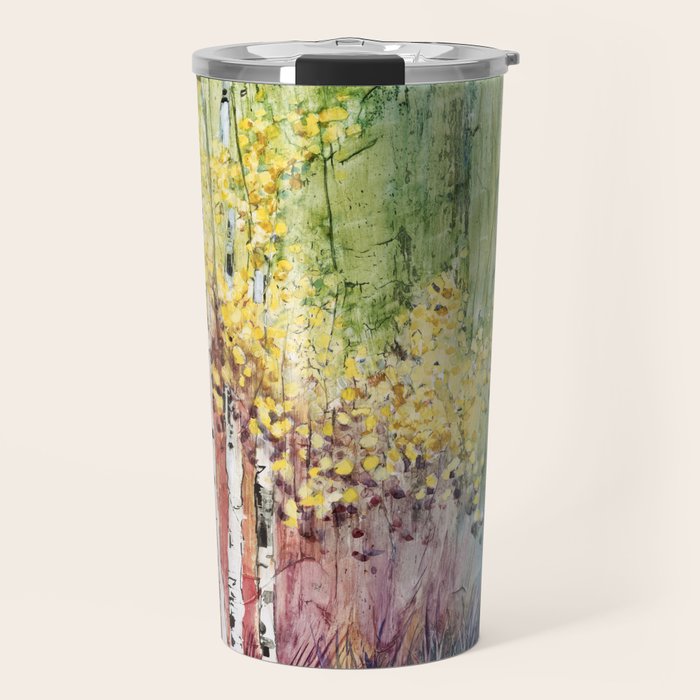 4 Season watercolor collection - summer Travel Mug Gallery Image 1