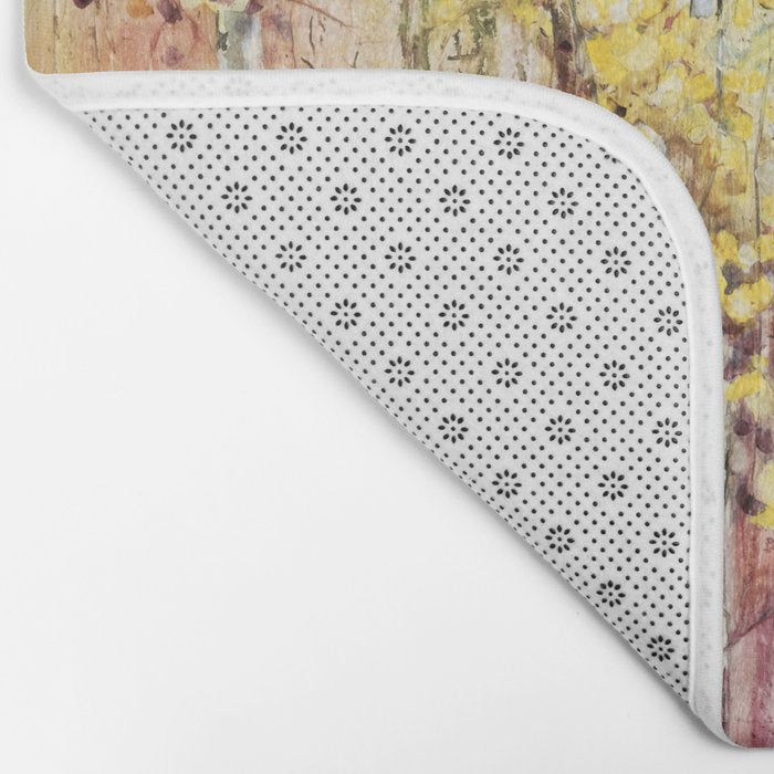4 Season watercolor collection - summer Bath Mat Gallery Image 2