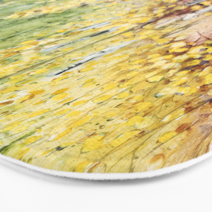 4 Season watercolor collection - summer Bath Mat Gallery Image 3