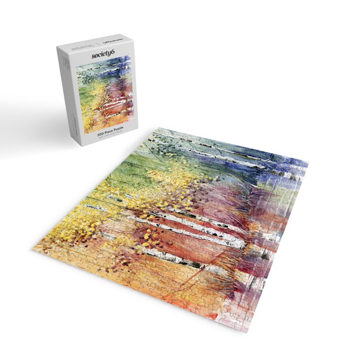 4 Season watercolor collection - summer Jigsaw Puzzle Gallery Image 2