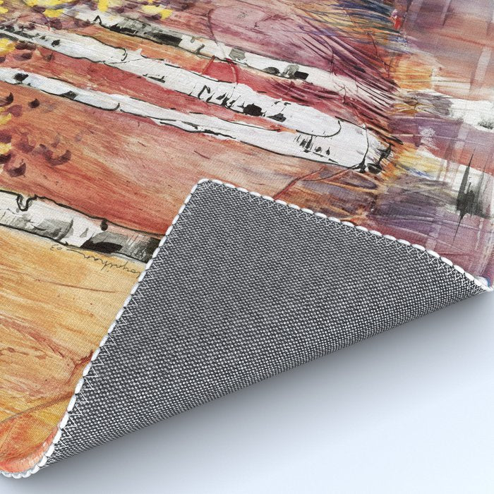4 Season watercolor collection - summer Rug Gallery Image 4