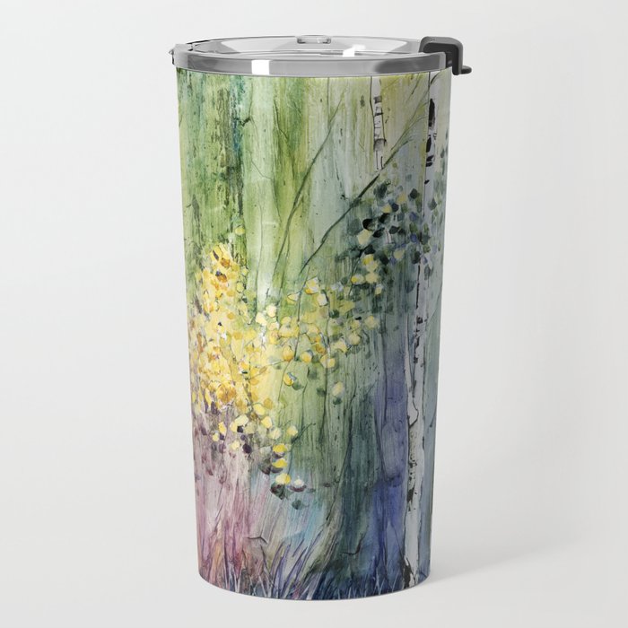 4 Season watercolor collection - summer Travel Mug Gallery Image 2
