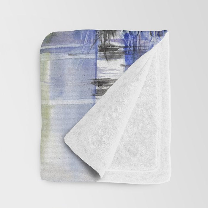 4 Season watercolor collection - summer Throw Blanket Gallery Image 3
