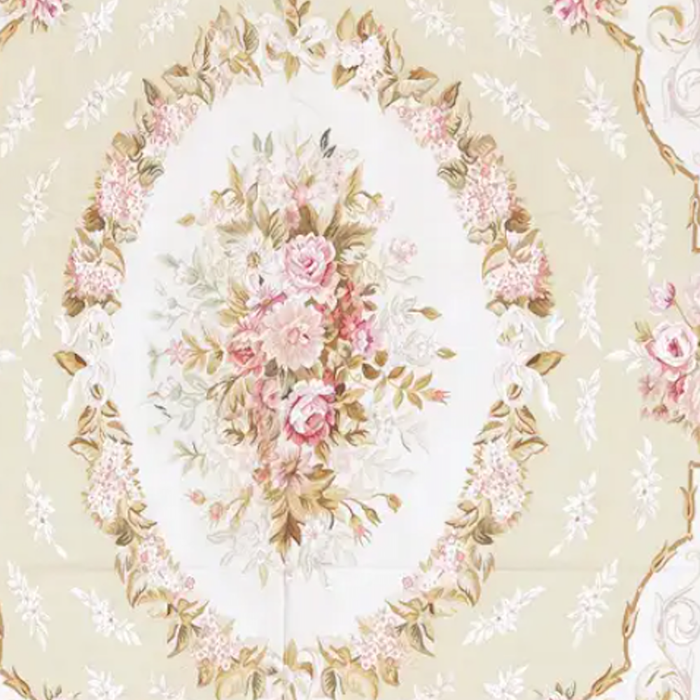 Antique French 19th Century Aubusson Rose Floral Coffee Mug Gallery Image 2