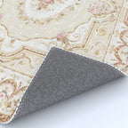 Antique French 19th Century Aubusson Rose Floral Rug Gallery Image 4