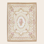 Antique French 19th Century Aubusson Rose Floral Poster Gallery Image 4