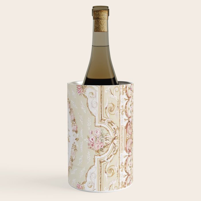 Antique French 19th Century Aubusson Rose Floral Wine Chiller Gallery Image 3