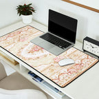 Antique French 19th Century Aubusson Rose Floral Desk Mat Gallery Image 2