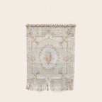 Antique French 19th Century Aubusson Rose Floral Wall Hanging Gallery Image 1