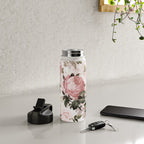 Vintage & Shabby Chic - Sepia Pink Roses  Water Bottle Gallery Image 4