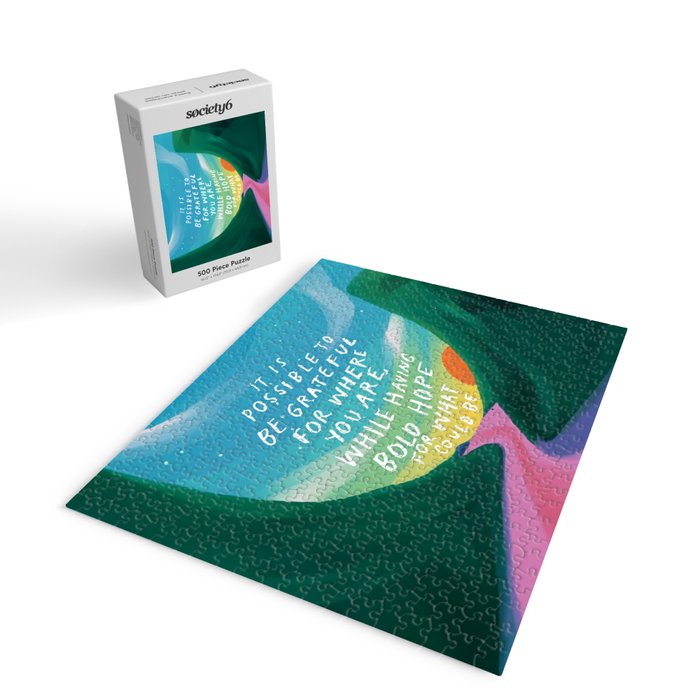 Gratitude and Hope at the Same Time Jigsaw Puzzle Gallery Image 2