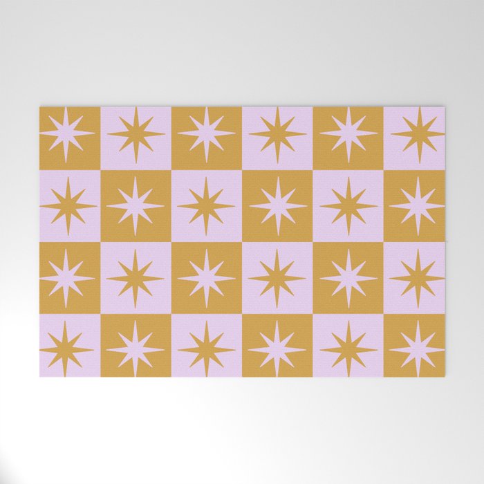 Star Check - Peachy Welcome Mat Gallery Image 1