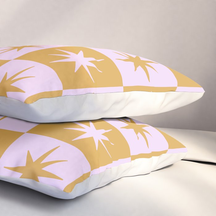 Star Check - Peachy Pillow Sham Gallery Image 3
