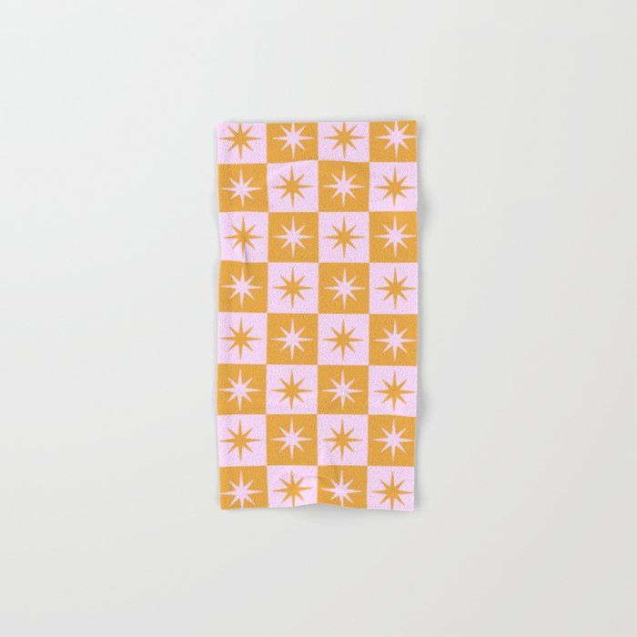 Star Check - Peachy Bath Towel Gallery Image 1
