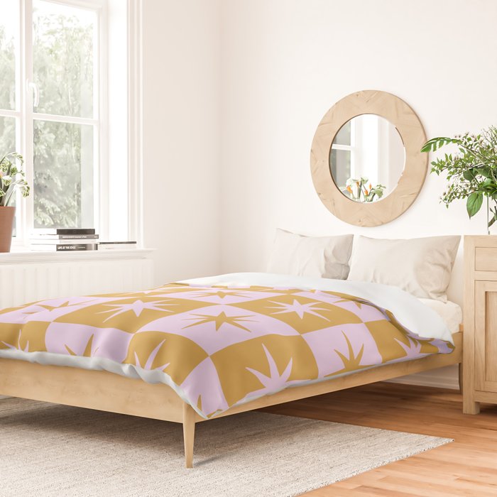 Star Check - Peachy Duvet Cover Gallery Image 2