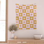 Star Check - Peachy Wall Tapestry Gallery Image 2