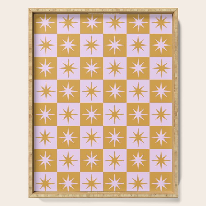 Star Check - Peachy Serving Tray Gallery Image 1